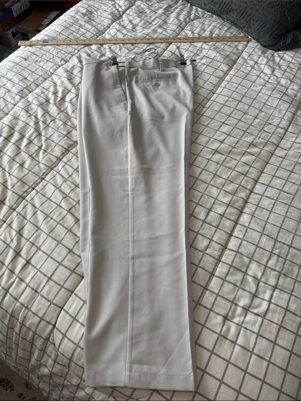 Haggar Men's Dress Pants in Light Beige
